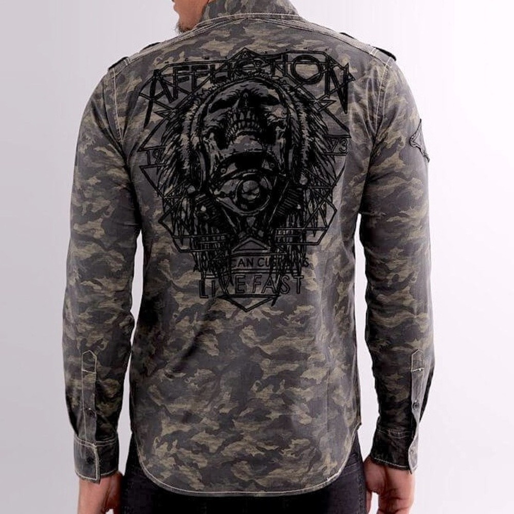 Affliction • Torque Camo Stretch Long Sleeve